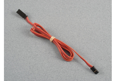 Logic RC JR Extension Lead Heavy Duty 1000mm Gold Plated LGL-JRX1000