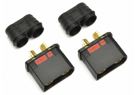 Logic RC QS8-S Antispark Female Connector 2pcs O-FS-QS8/02F