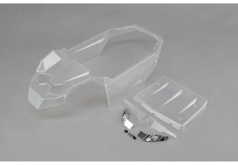 LOS 1/10 Clear Body Set: Rock Rey Z-LOS330002