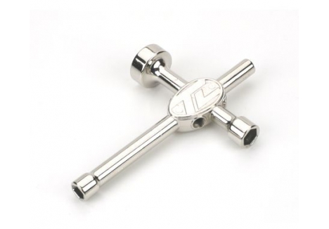 LOS 4-Way Steel Wrench (17mm, 10mm, 8mm, 1/4 inch) T-LOSB4603