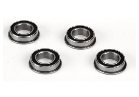 LOS 8x14x4 Flanged Rubber Seal Ball Bearing (4): 8X, 8XE T-LOSA6948