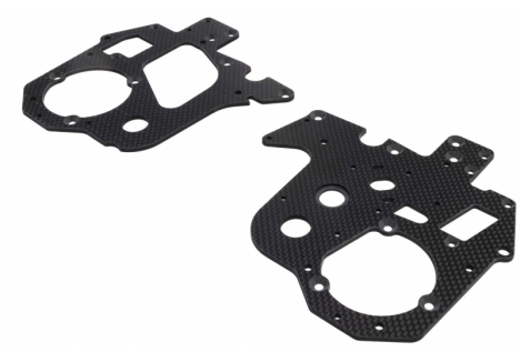 LOS Carbon Chassis Plate Set: Promoto-MX Z-LOS361000