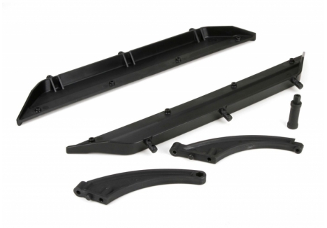 LOS Chassis Side Guards & Chassis Braces: 1:5 DB XL Z-LOS251010