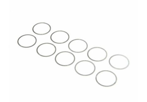 LOS Diff Shims, 24x21x0.3mm (10): DBXL-E/DBXL 2.0 Z-LOS252127