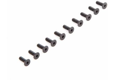 LOS Flat Head Screws M2.5 x 8mm (10) Z-LOS-3817