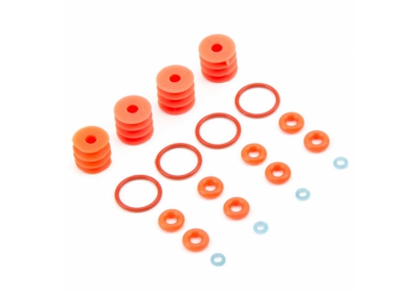 LOS FR RR Shock Seal and Limiter Set: Baja Rey Z-LOS233004