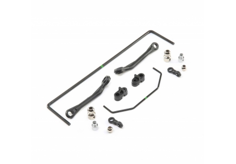 LOS Front and Rear Sway Bar Set: Super Baja Rey Z-LOS254043