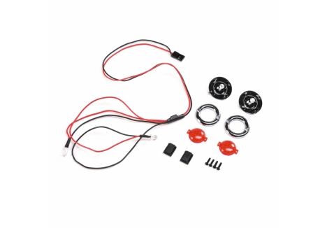 LOS Front LED Headlight Set, Grave Digger: LMT Z-LOS240015