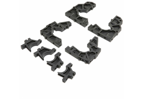 LOS Front Rear Bulkhead Set: DBXL-E/DBXL 2.0 Z-LOS251102