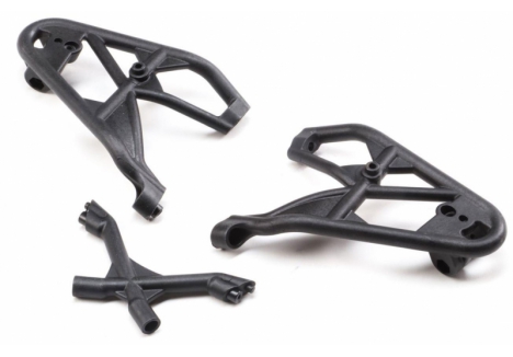 LOS Front Shock Tower Set: Super Rock Rey Z-LOS254062