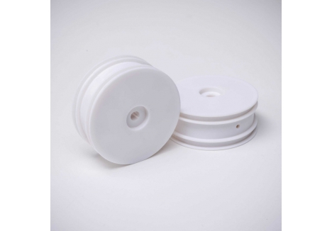 LOS Front Wheel, White (2): Mini-B Z-LOS41025