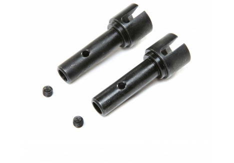 LOS Rear Stub Axle, 5mm Pin (2): DBXL-E/DBXL 2.0 Z-LOS252116