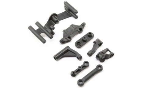 LOS Steering Servo Mount and Bellcrank Set: Super Baja Rey Z-LOS251059