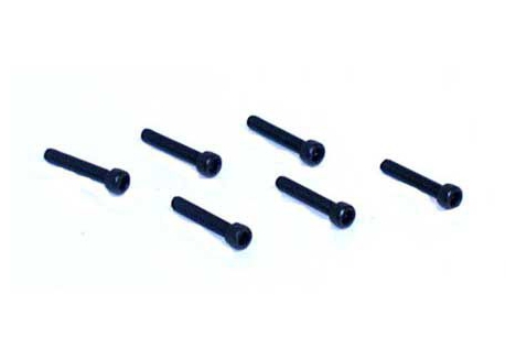 Losi 4-40 x 5/8 Inch Cap Head Socket Screws Black Pack of 6 Z-LOSA6221