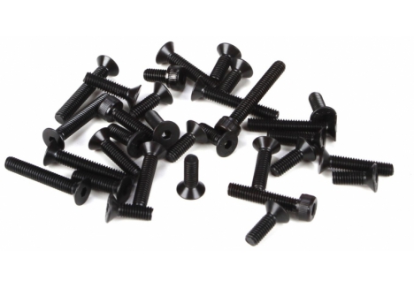 Losi 4mm Flat Head and Cap Screw Assortment 32 Pieces Z-LOSB6465