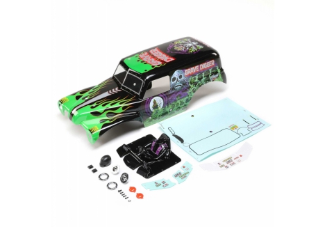 Losi Body Set Grave Digger 1/8 Monster Truck Painted LOS240013
