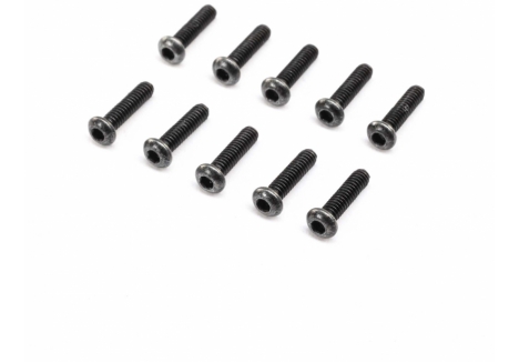 Losi Button Head Screws M2 x 8mm Black Machine Thread Pack of 10 Z-LOS265000