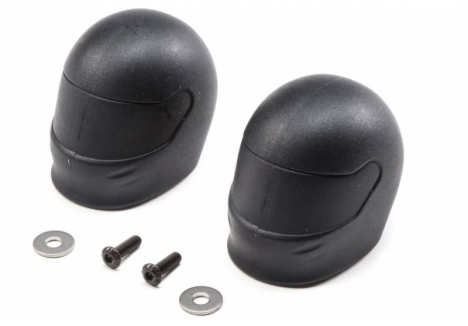 Losi Driver Helmets 2 Pack for 1/6 Super Baja Rey SBR 2.0 RC Desert Truck Z-LOS250042