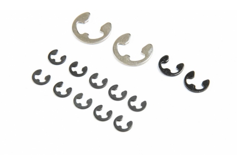Losi E-Clip and C-Clip Hardware 20 Piece Pack Z-LOS246005