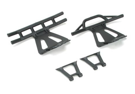 Losi Front and Rear Bumpers with Braces for LST/2 XXL/2 LST 3XL-E