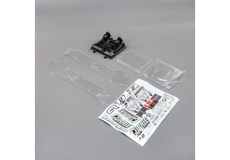 Losi Hammer Rey 1/10 Clear Body and Driver Set RC Truck Z-LOS230100