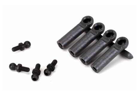 Losi Heavy Duty Ball Studs and Ends 4-40 x .215 Inch Suspension Spares Z-LOSA6025