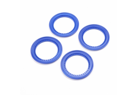 Losi LMT 2.0 Snap-in Beadlock Rings Blue 1/8 RC Monster Truck Z-LOS-1821
