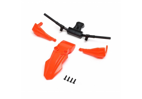 Losi LOS Fender Handguards Handle Bars Orange PM-SM/MX Z-LOS2297 LOS-2297