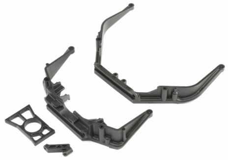 Losi LST 3XLE Front and Rear Chassis Brace Differential Retainer Ring Z-LOS241017