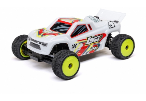 Losi Micro-T 1/28 2WD RC Stadium Truck RTR White LOS1392T1