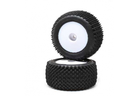 Losi Pin Tyres Rear Mounted White 2 Mini-T 2.0 Z-LOS41013