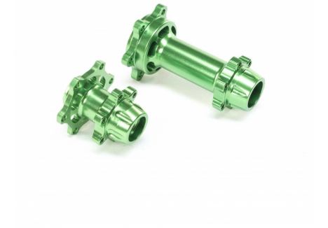 Losi Promoto-MX 1/4 Aluminium Hub Set Machined Green Z-LOS362002