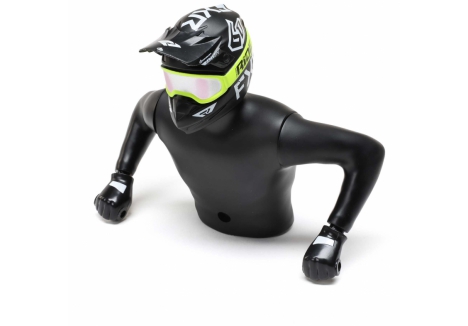 Losi Rider Figure Upper FXR Yellow 1/4 Promoto-SM Z-LOS-2284