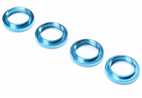 Losi Shock Collar King Blue 4-pack for 1/6 Super Baja Rey SBR 2.0 Z-LOS253033