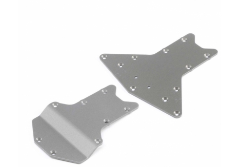 Losi Skid Plate Set Front Rear LST 3XL-E RC Chassis Z-LOS241022