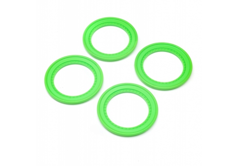 Losi Snap-in Beadlock Rings Green 1/8 LMT 2.0 Set of 4 Z-LOS-1820