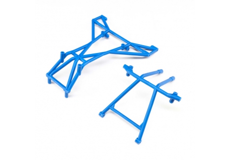 Losi Top and Upper Cage Bars Blue LMT Monster Truck Chassis Spare Z-LOS241048