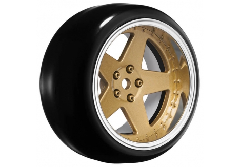 Louise RC 1/10 Drift Wheel Set 5-Spoke Bronze with Tyres LNHA567T