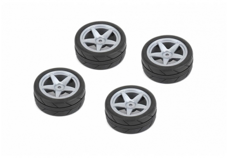 LOUISE RC 1/10 TYRES 5 SPOKE WHEEL-GRAY(26MM) LNHA478