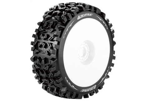Louise RC B-Pioneer 1/8 Buggy Racing Tyres Soft Compound White L-T3130SW