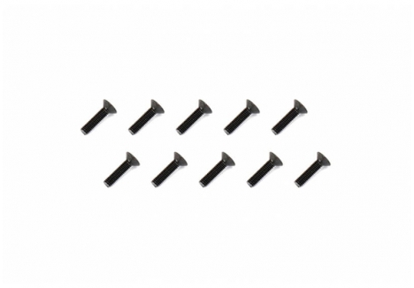 LOUISE RC FLAT HEAD SCREW M3X14 (10PCS) LNHA429