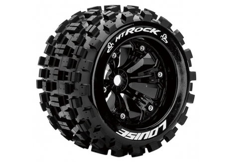 Louise RC MT-Rock 1/8 Sport 0 Offset Black Monster Truck Tyres L-T3277B