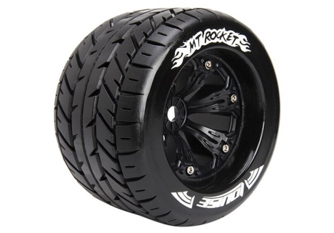 Louise RC MT-Rocket 1/8 Sport 1/2 Offset Black Monster Truck Tyres L-T3217BH