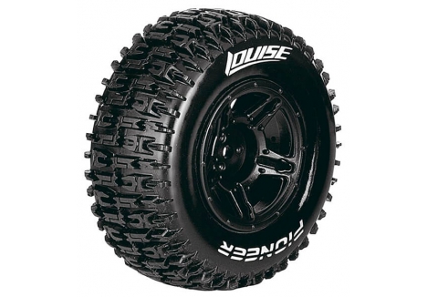 Louise RC SC-Pioneer 1/10 Short Course Truck Soft Tyres Black 17mm Hex L-T3148SBM