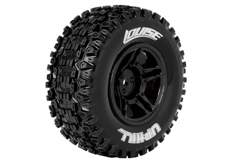 Louise RC SC-Uphill 1/10 Short Course Truck Front Soft Tyres Black L-T3223SBTF