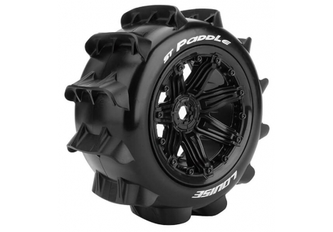 Louise RC ST-PADDLE 1/8 Sport Black Stadium Truck Tyres L-T3290B