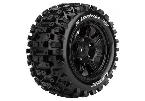 Louise RC X-Uphill 1/5 Black Pre-Mounted Tyres ARRMA Kraton 8S L-T3297BM