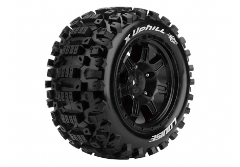 Louise RC X-Uphill 1/5 Black Pre-Mounted Tyres Traxxas X-Maxx L-T3297B
