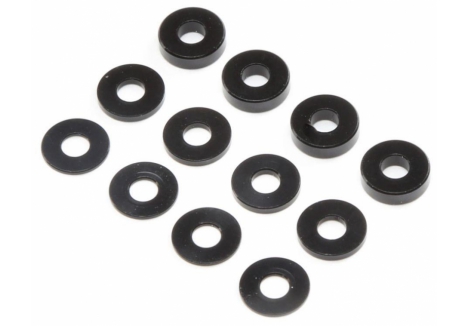 M3 Aluminum Washer Set, Black (4ea)