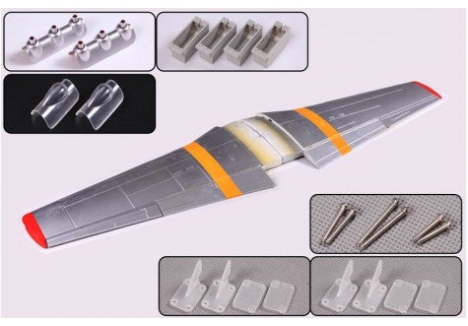 Main Wing Set (for 1700mm P51 Red Tail)